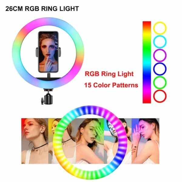 Light Up Your Content Creation: 26cm Ring Light - Shine Brighter on Camera